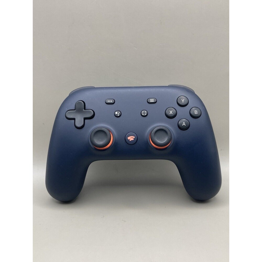 Google Stadia Blue Orange PC Universal Bluetooth Game Controller *Tested*